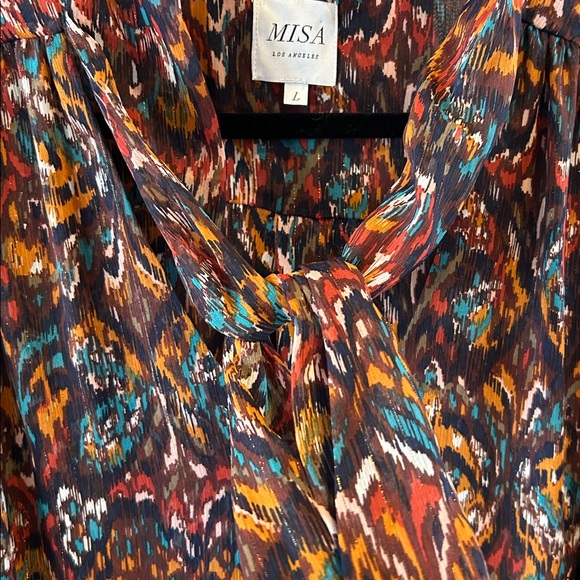 MISA Los Angeles Gigi Top in Peacock - Picture 6 of 12